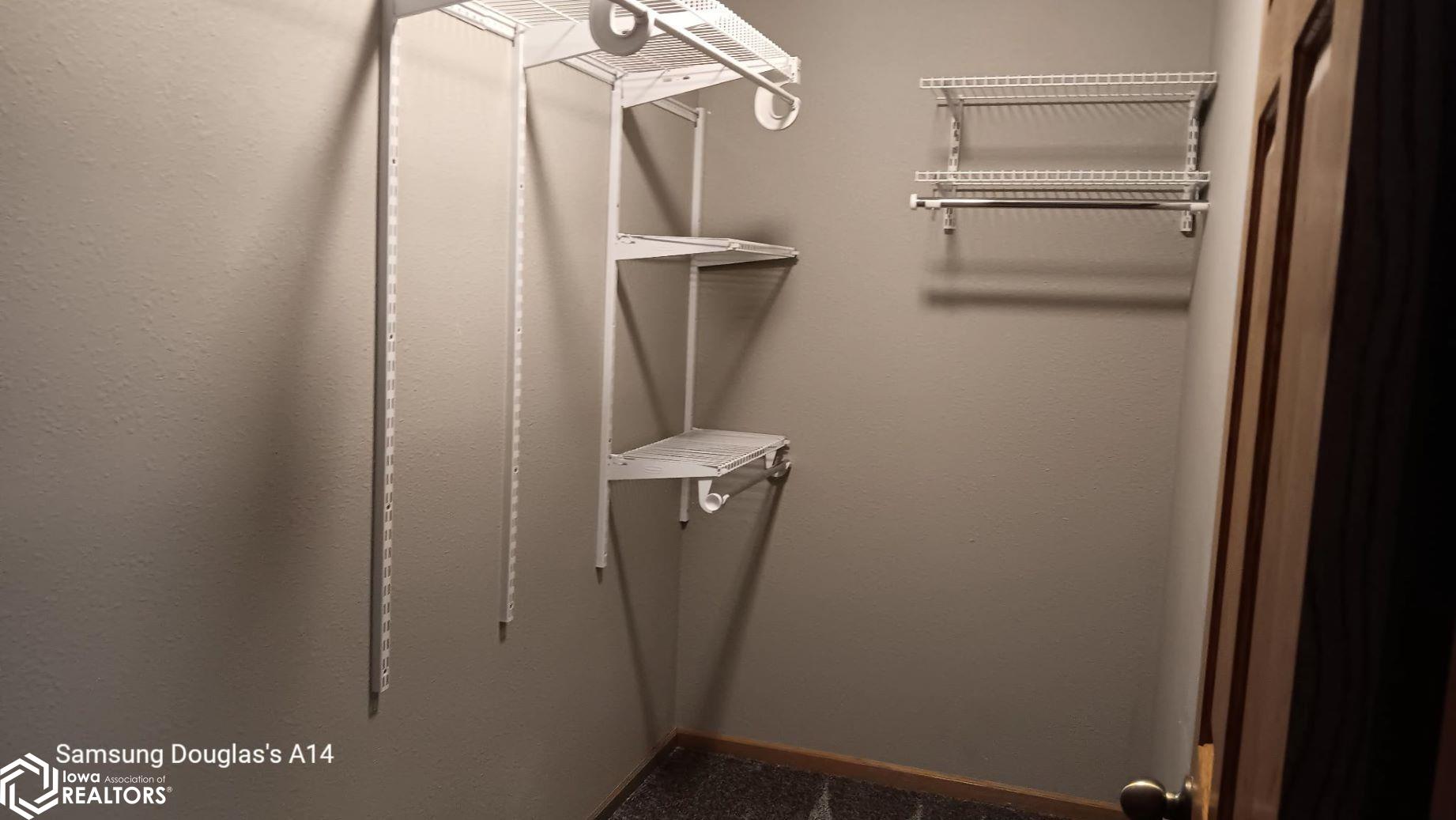 large walk in closet adjoining the Main Bedroom.