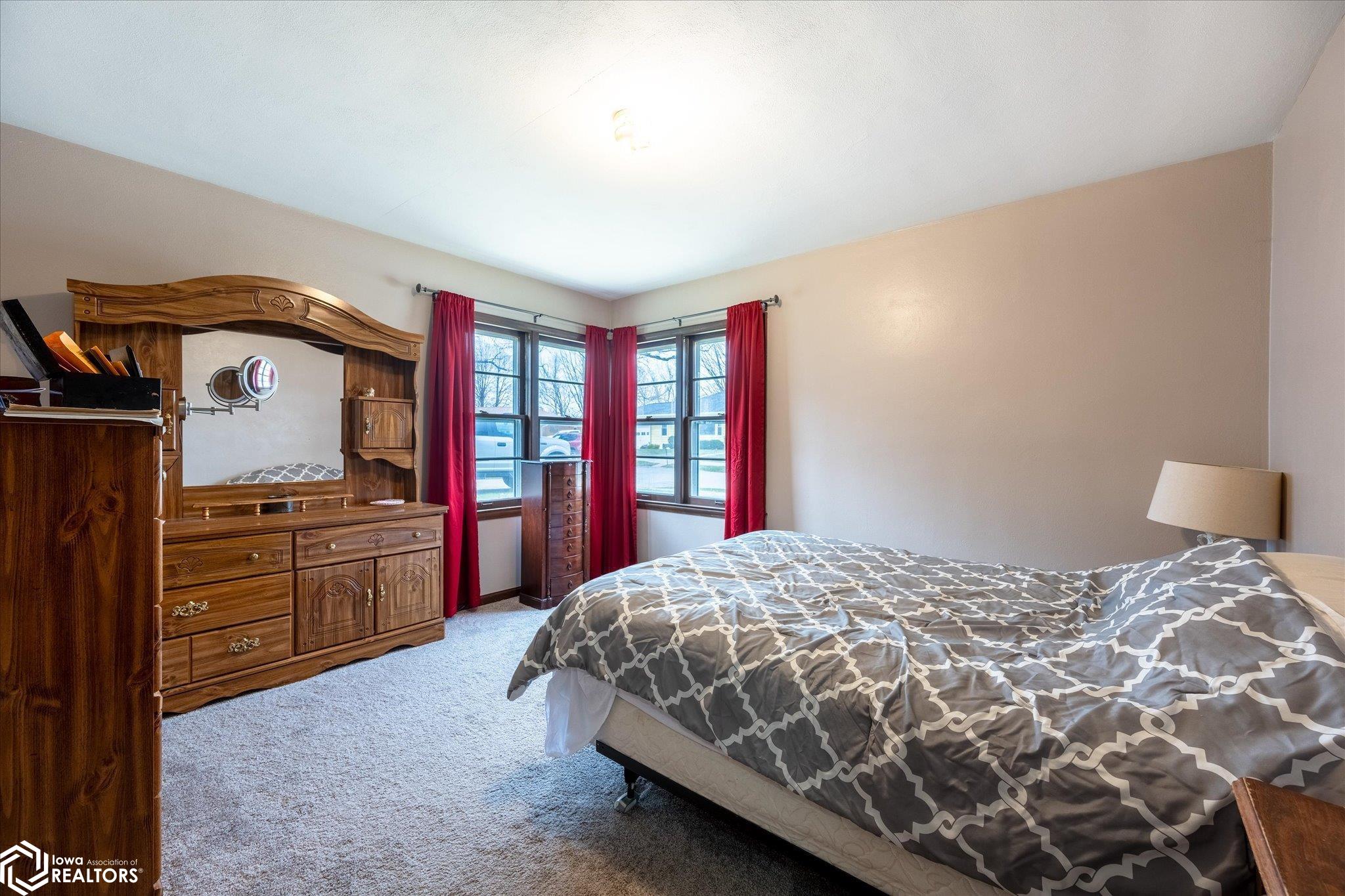 Looking SE at the master bedroom.