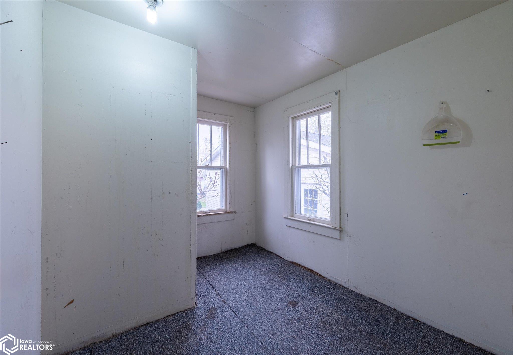 Looking North into the mud room.