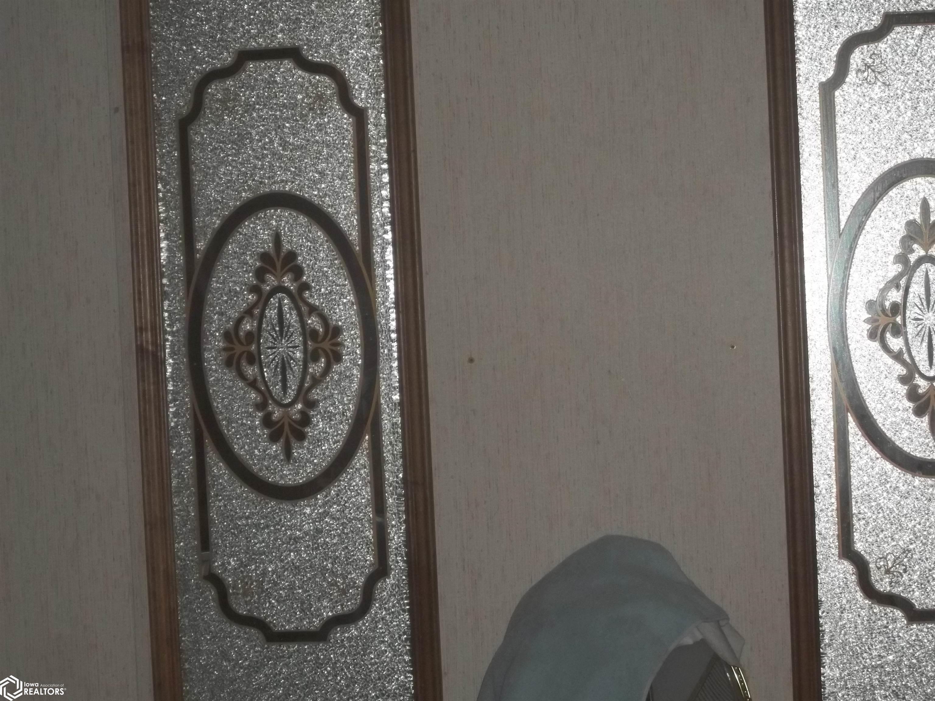 skylight shines through from adjoining bathroom
