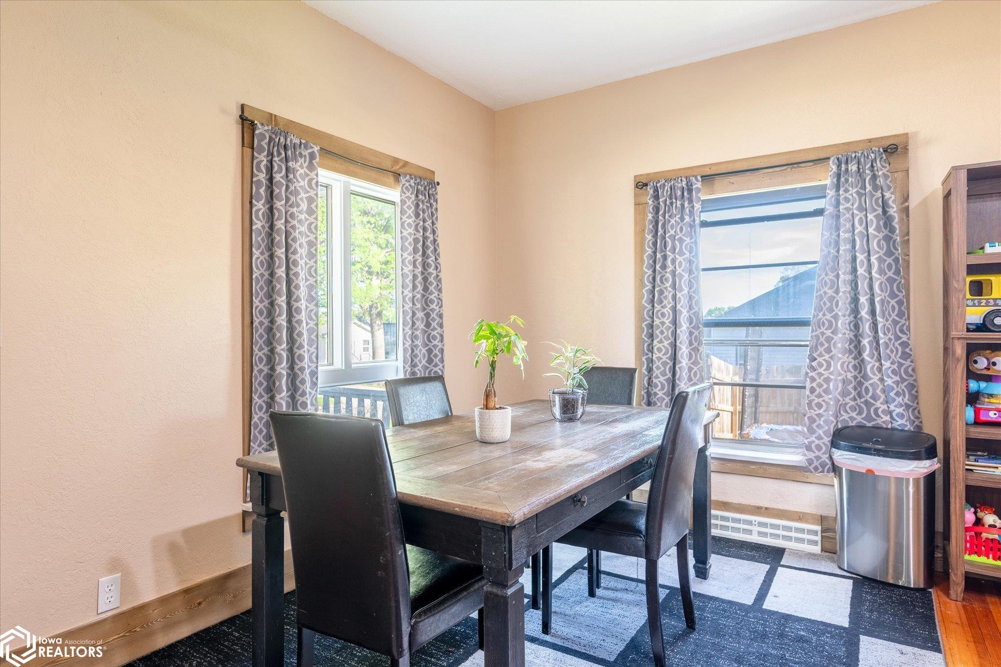Looking SE into the dining room.