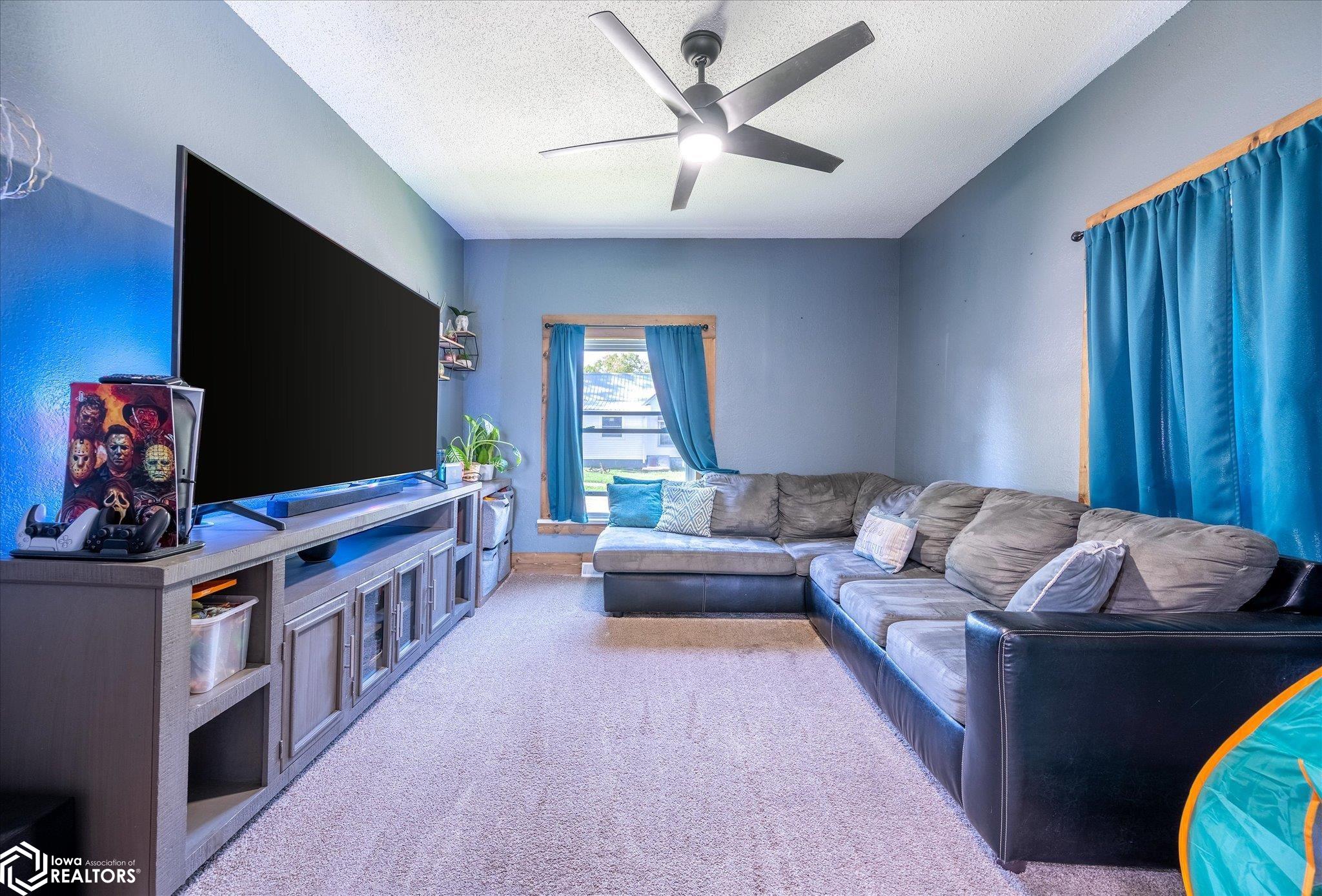 Looking North into the living room.