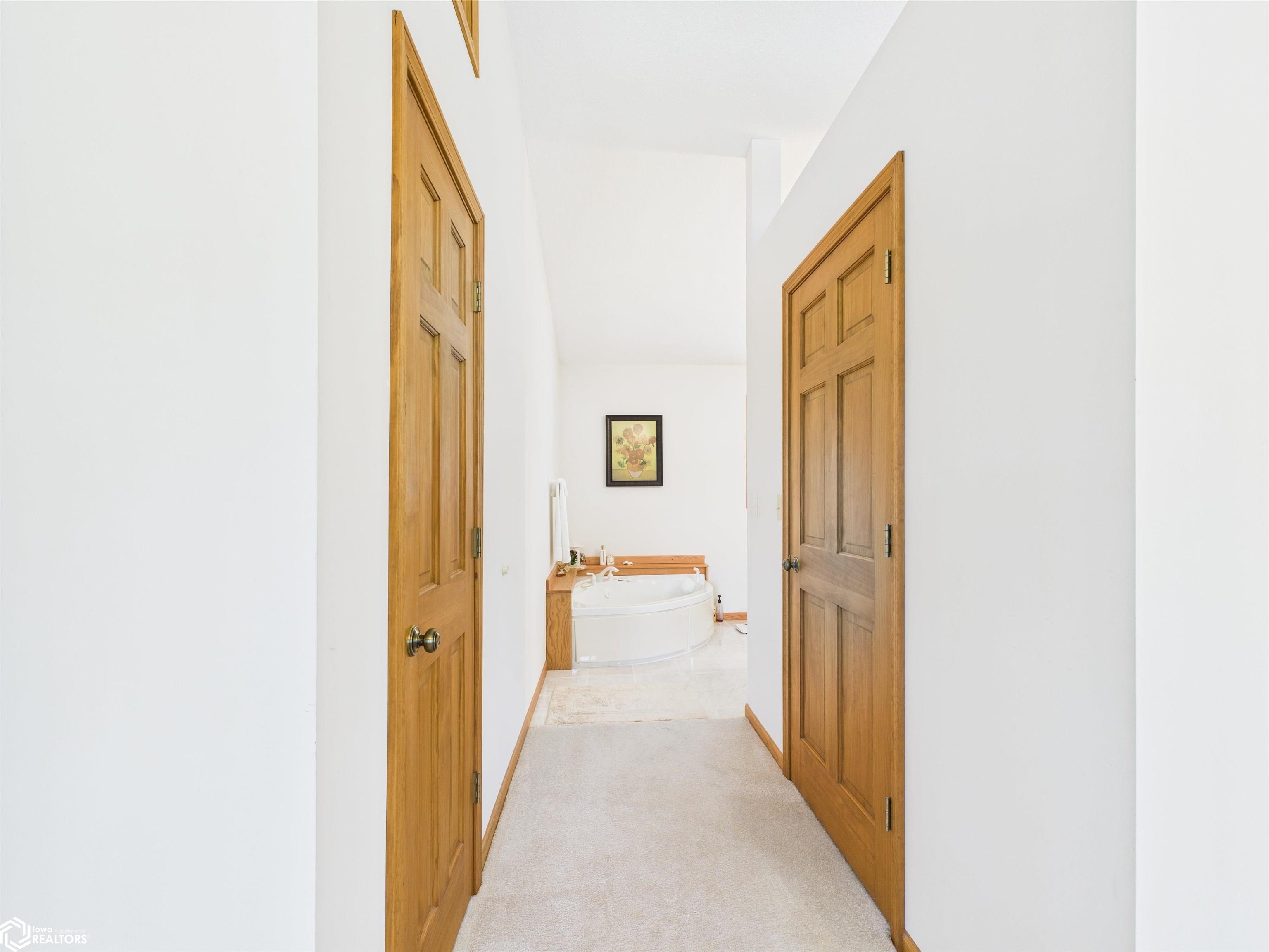 Attached closets and bathroom