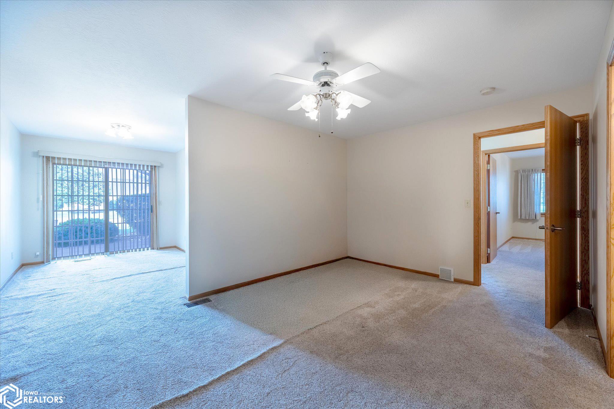 View of the primary bedroom looking SE.