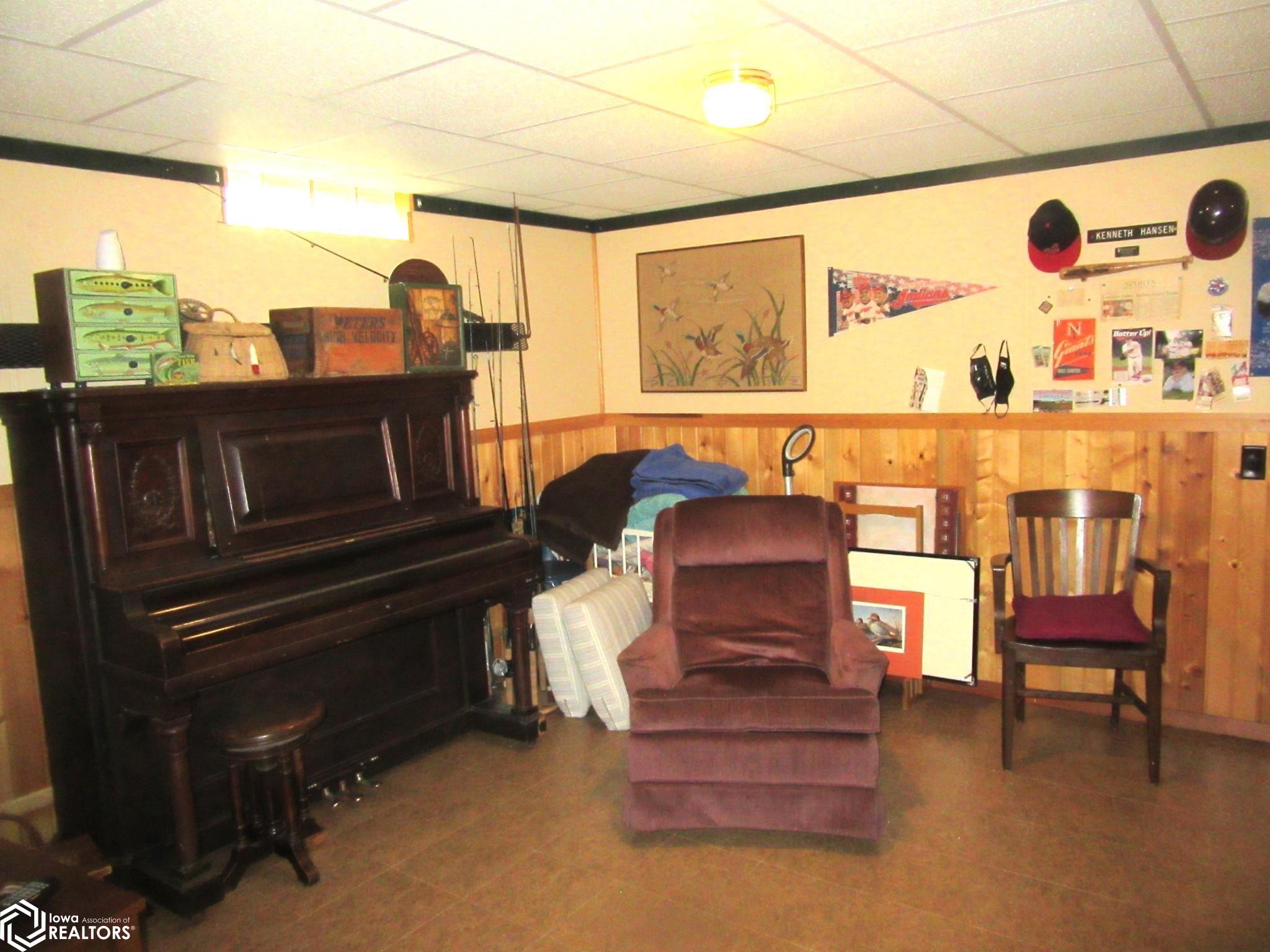 Lower level game area.
