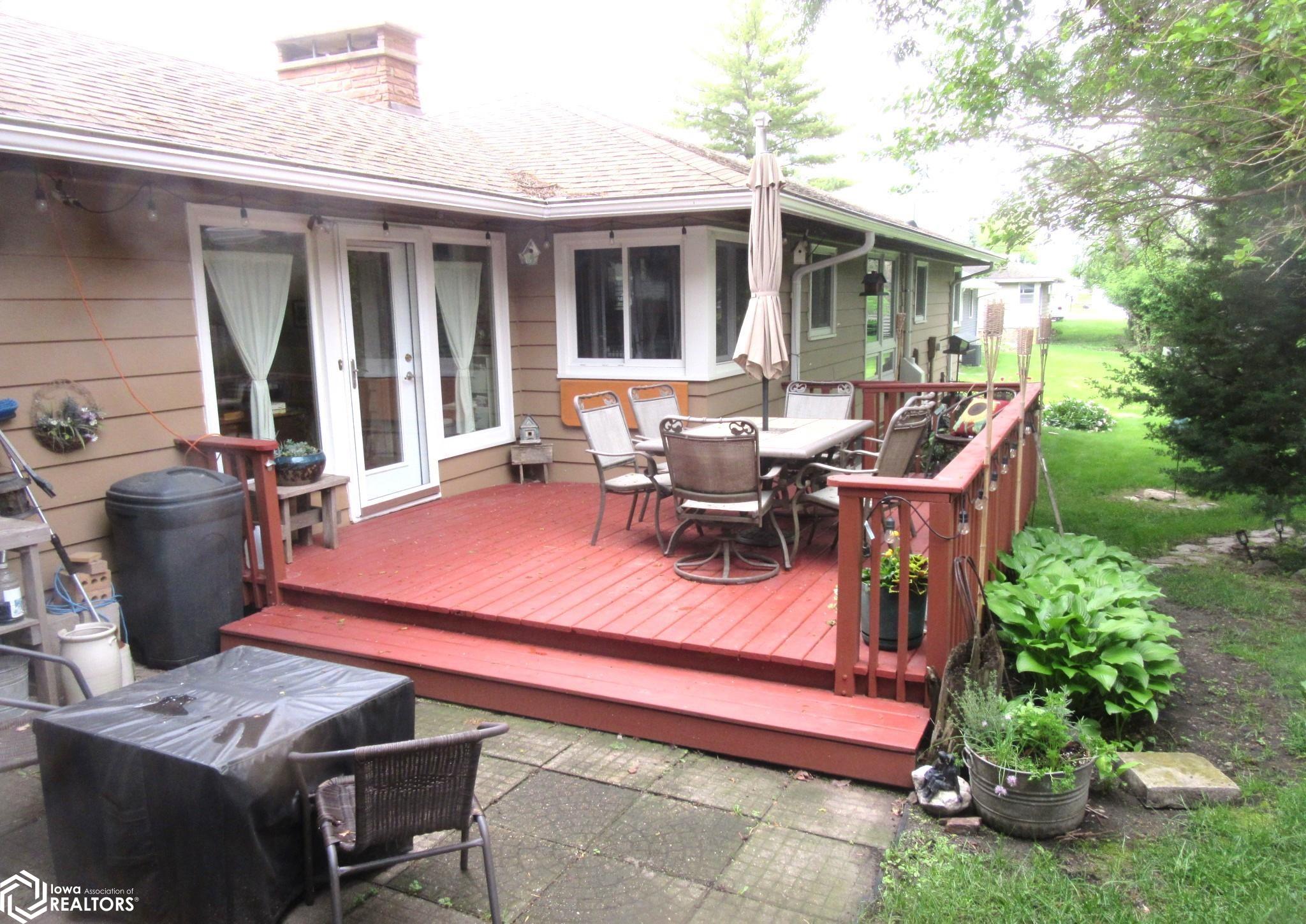 Deck off the Sun room