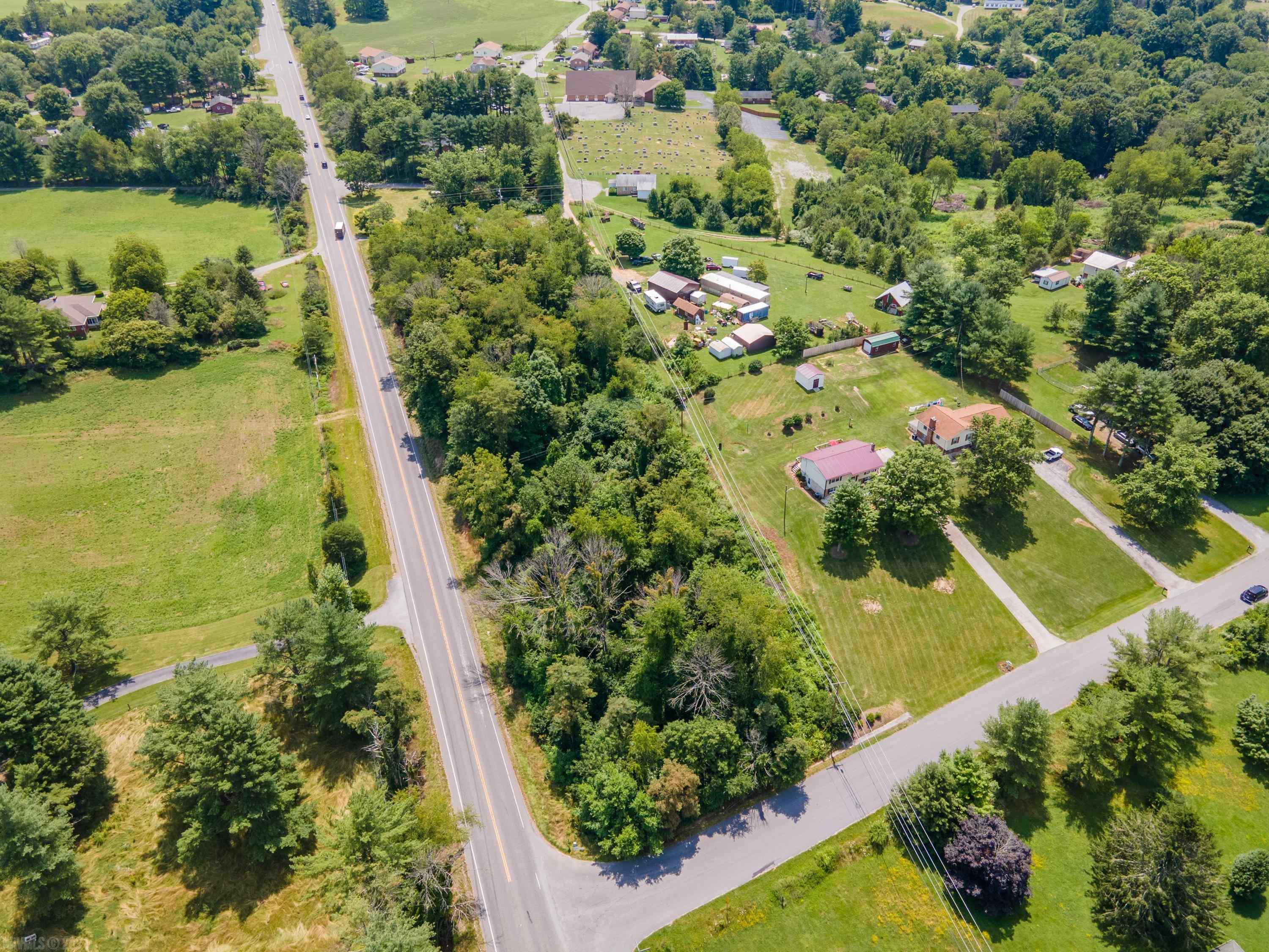 Great opportunity to purchase a 1.783 acre lot on the corner of Peppers Ferry Road and Rolling Hills Drive in Christiansburg. The parcel has 576 ft. of prime road frontage on Peppers Ferry and 122 ft on Rolling Hills and is located just minutes from Virginia Tech and Radford University.  A new survey has been completed and the corners are marked. Excellent location for convenience and visibility.