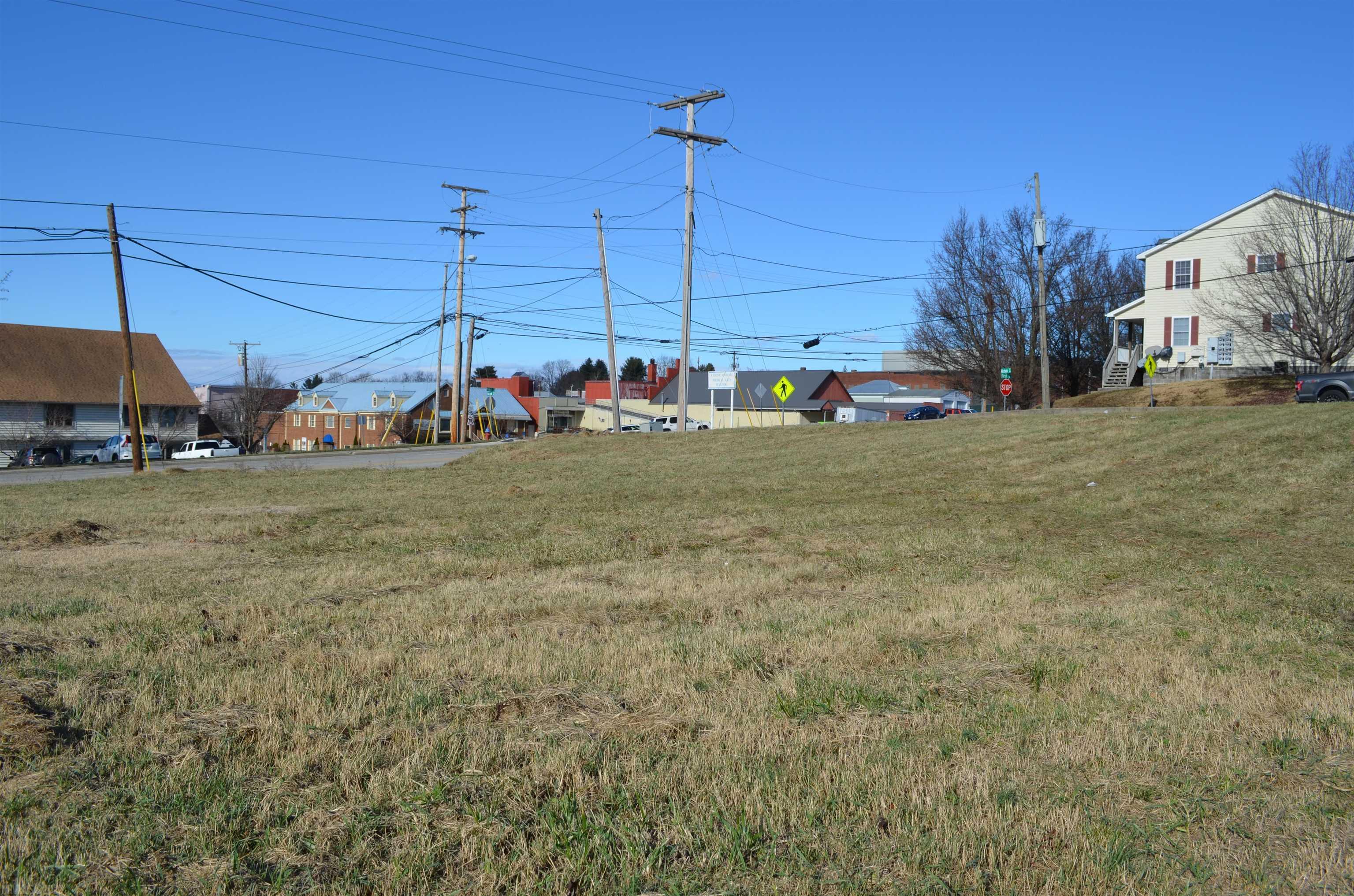 A rare find Commercial lot within walking distance to downtown Christiansburg. Perfect location with high traffic count.  This property is zoned B2/Business Central with many uses available. (Multi family, apartments, restaurant, retail, repair/service facility, storage buildings, professional offices, etc.)  Survey available.