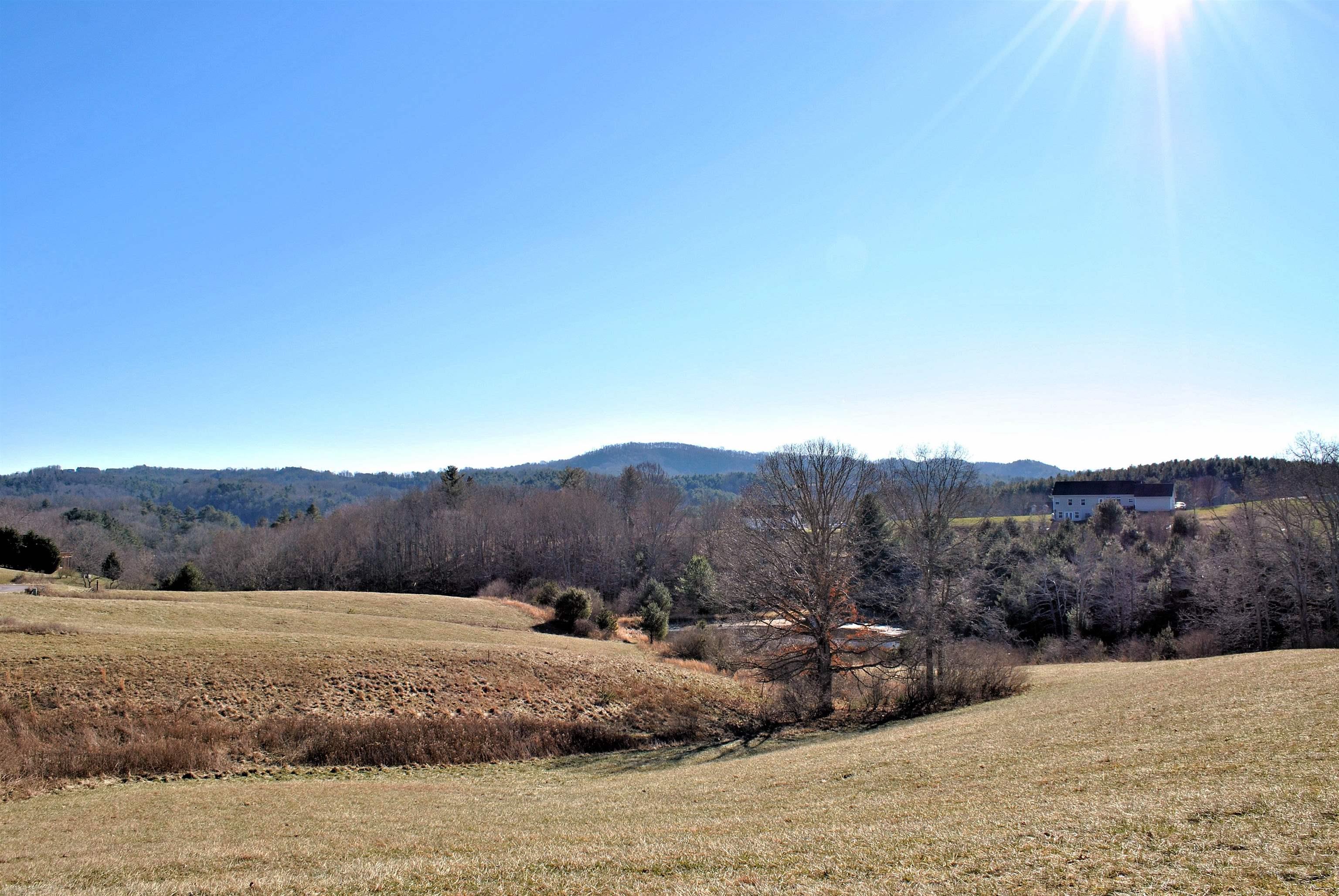 Build your dream on this open lot with great mountain views and pond frontage!  Property has High Speed Internet available with Fiber Optic Cable at the property so you can work from home!  The property has perk test completed for a 3 bedroom home.  Conveniently located within 15 to 20 minutes to I-81, Christiansburg, Blacksburg, VT, Radford, RU, Carilion Hospital, Montgomery Regional Hospital, etc... Country living at is finest!  Call for a private showing!