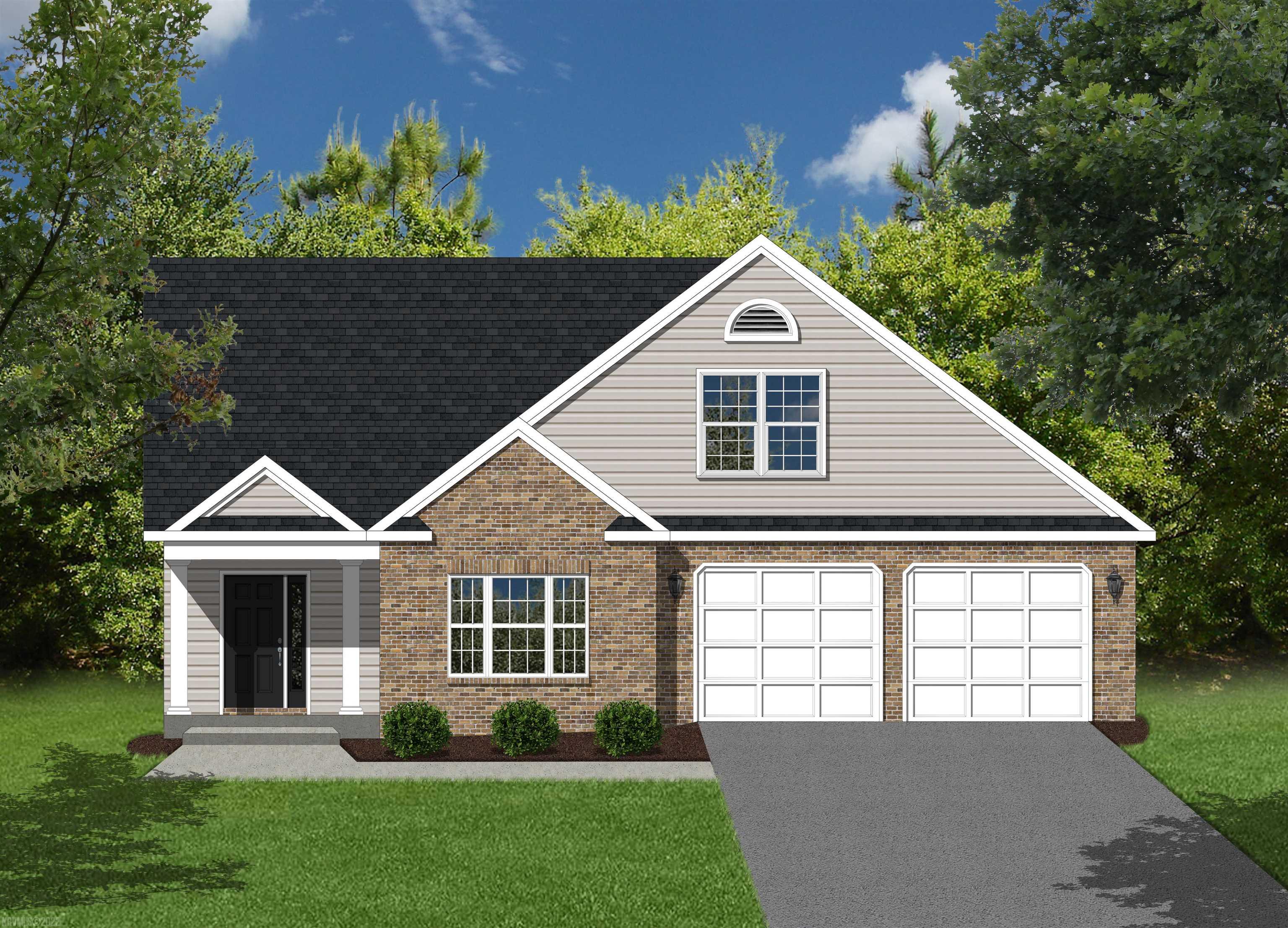 This is a pre-construction listing that is not yet built. Please find information below and pictures attached for our Georgetown style home which offers 2,343 square feet above grade, and 9’ framed walls on first floor with smooth drywall finish.  This house plan incorporates hardwoods on the entire main living level, ceramic tile in the baths and laundry, oak treads to the second floor, and carpet throughout remaining areas.  The master shower offers ceramic tiled walls and floor!  Premium Tahoe cabinets by Timberlake in the kitchen make the home even more beautiful.  The kitchen and bath counter tops are luxurious granite.  Upgraded trim in all finished areas.  Crown molding can be found in the dining room and master bedroom, as well as a chair rail with wainscoting in the dining room.  The exterior finishes consist of double-hung windows, brick, siding, and architectural shingles. Owner/Agent
