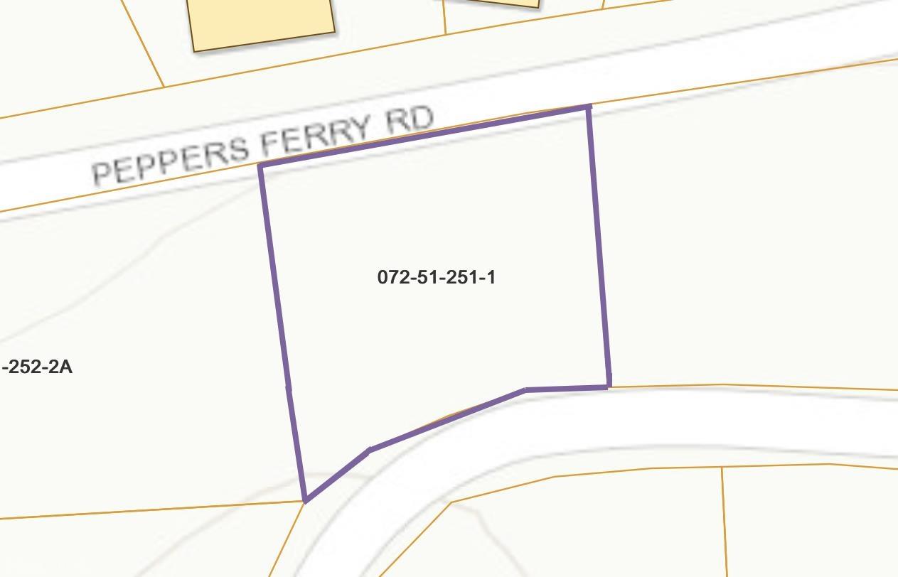 Just under a quarter acre residential lot with access from Peppers Ferry Rd or Eighth Street.