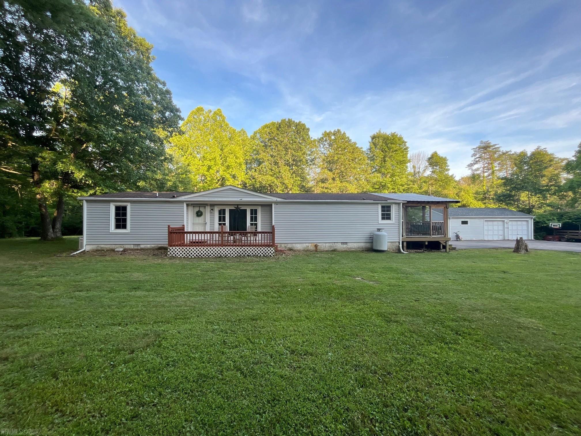 This 3 Bedroom/2 Bath Home detached garage & 12x30 building, garden space, green house & chicken coop. All on over 7 acres! Beautiful country setting with pond & gazebo! above ground swimming pool, Come relax at this peaceful get away! Also whole house generator installed in 2016 you will never have to leave! Other features include 1850 Sq.Ft. of Living Space. Nice sunroom, some new flooring, new well pump in 2021, new dishwasher in 2020, new electrical panel box in 2021, new flu for wood stove in 2022, Centrally Located to Roanoke Valley and the New River Valley.