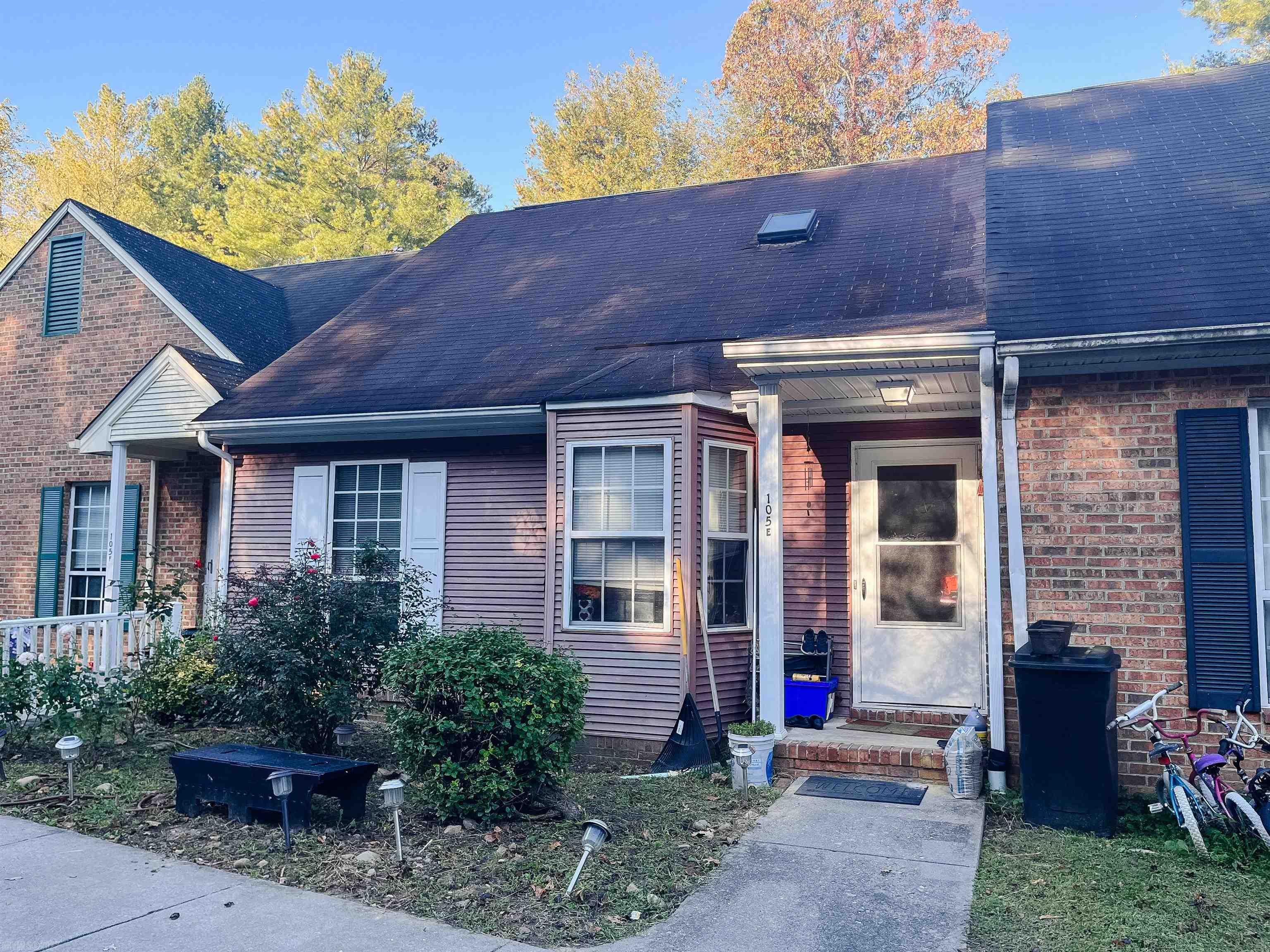 Calling all investors!  105E Lovely Mount Drive is one of five, cash flowing townhomes being sold together in the conveniently located Chinquapin community off of Rock Road in Radford.  This 3 bed, 2 bath townhome has some updated appliances and flooring.  Leased through 10/31/23 at $950/month.  Take a look at the listings for units 101B, 105A, 105B, and 103F that are being sold together with this townhome.
