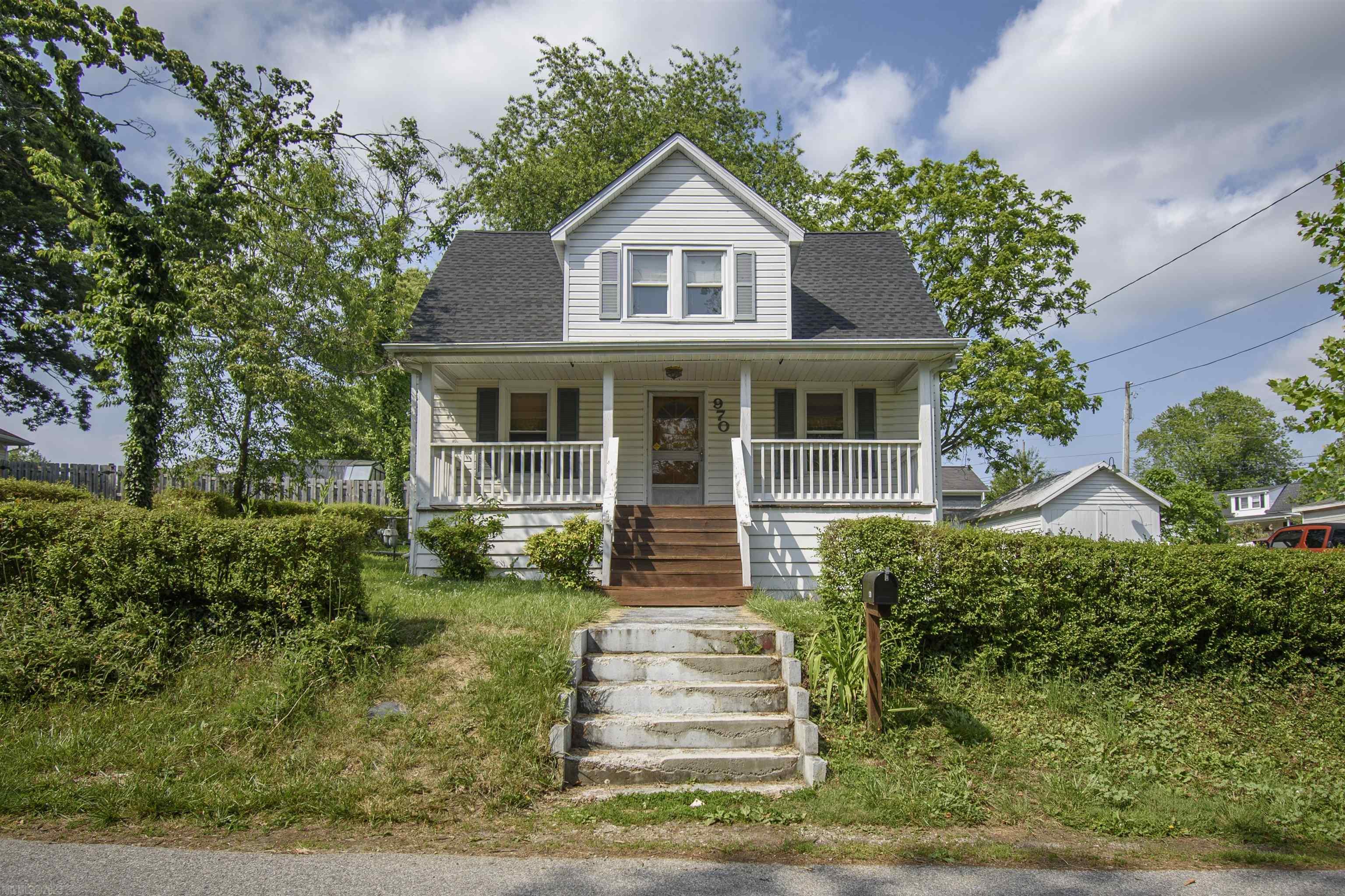 Charming, well kept cape cod in a quiet neighborhood and close to everything! Two wonderful porches. Single car garage fits one car, tools and has electricity with an extra shed in the backyard for extras  Original hardwood, updated kitchen and bath. New roof.  All information deemed reliable. Buyers and/or buyers agent to verify. Appliances pass as is.