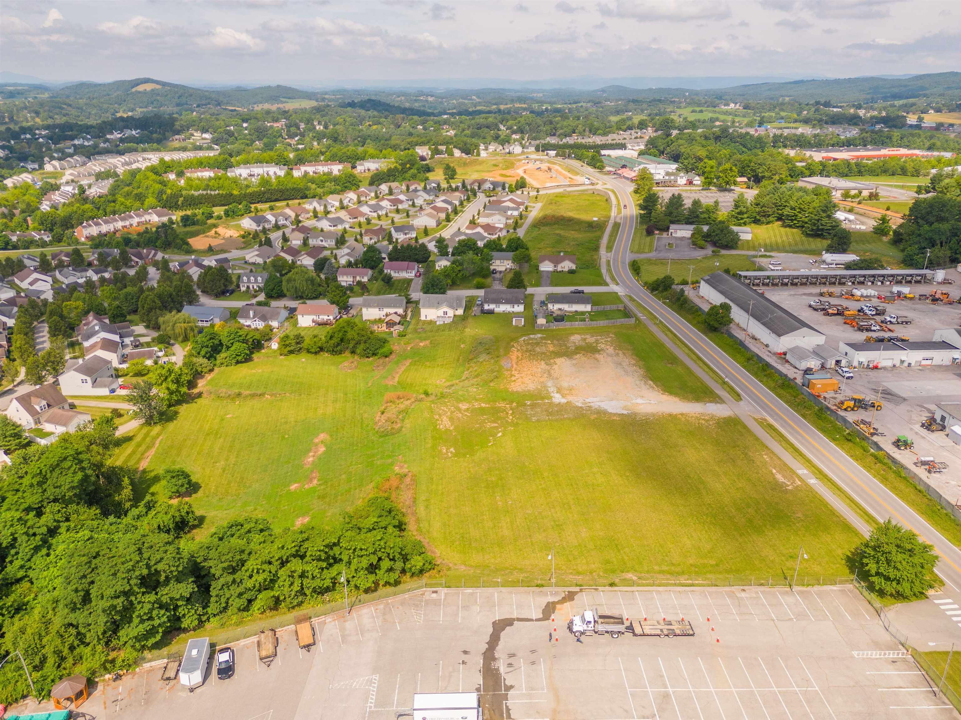 4.8 Acres of Prime commercial real estate in the heart of Christiansburg directly behind the Christiansburg Rec Center!