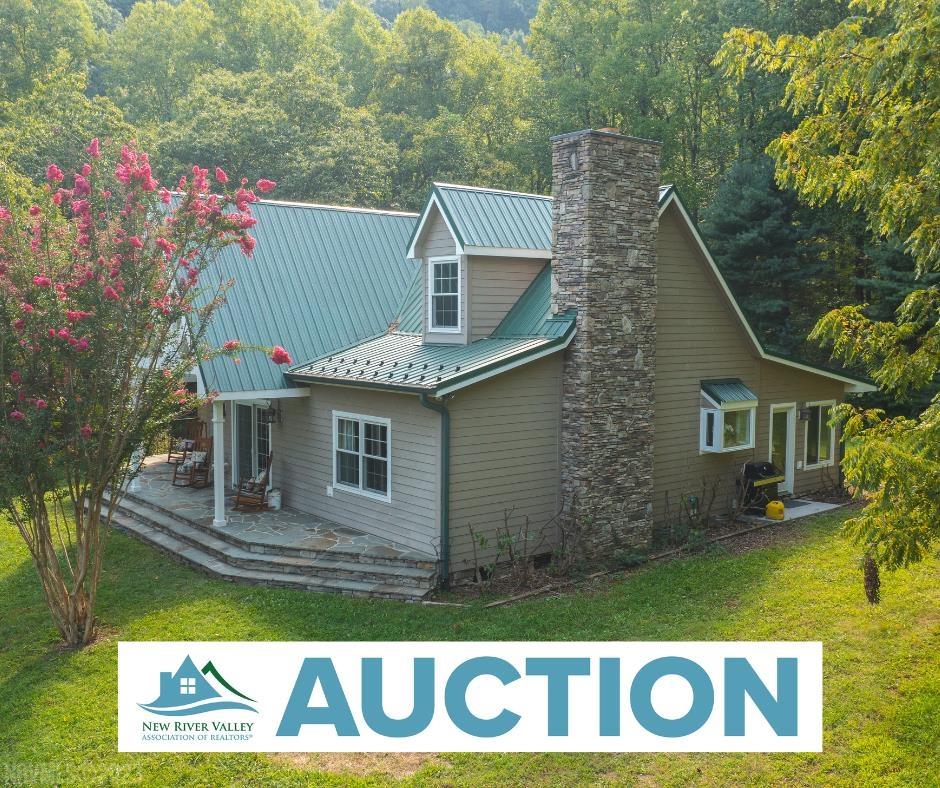 Auction Property: List price may not reflect final sales price. List price is starting bid and non-reflective of value. Discover your very own piece of heaven in the heart of the Blue Ridge Mountains. This extraordinary property, located in Patrick County, VA, offers 323.59 acres of secluded land and a stunning 2,500 sq ft home. Built in 2008, the beautiful 1.5 story home features 2 bedrooms, 2.5 baths, and 2,500 sq ft of living space. The home’s interior features, hardwood and ceramic tile floors, tongue and groove walls, a beautiful rock fireplace, a wood stove, and a loft overlooking the vaulted great room. Enjoy the serenity of the outdoors from your large, covered rock porch. Property features 1.6 miles of impressive creek frontage along the North Fork of the Smith River. Cast your line into the river and enjoy fishing with both native and rainbow trout at your doorstep. This expansive property is densely wooded, providing a natural sanctuary.