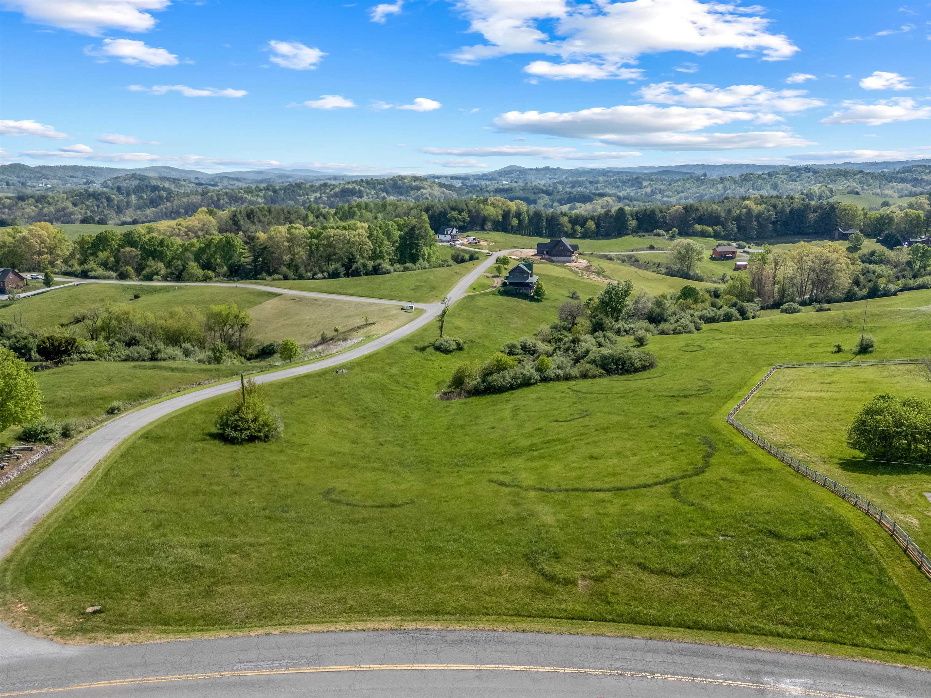 This 2.15 lot offers a quiet country setting while still conveniently located to Floyd, Christiansburg and Blacksburg. Imagine waking up every morning to beautiful views of the surrounding mountains, enjoying your morning coffee on your private deck. This lot offers road frontage on two sides. Seller is offering the blue prints for a 2 bedroom 2.5 bath home with a one car garage in sale of lot. Lot has new perk for 3 bedroom. Schedule a showing today and make this your future dream home site.