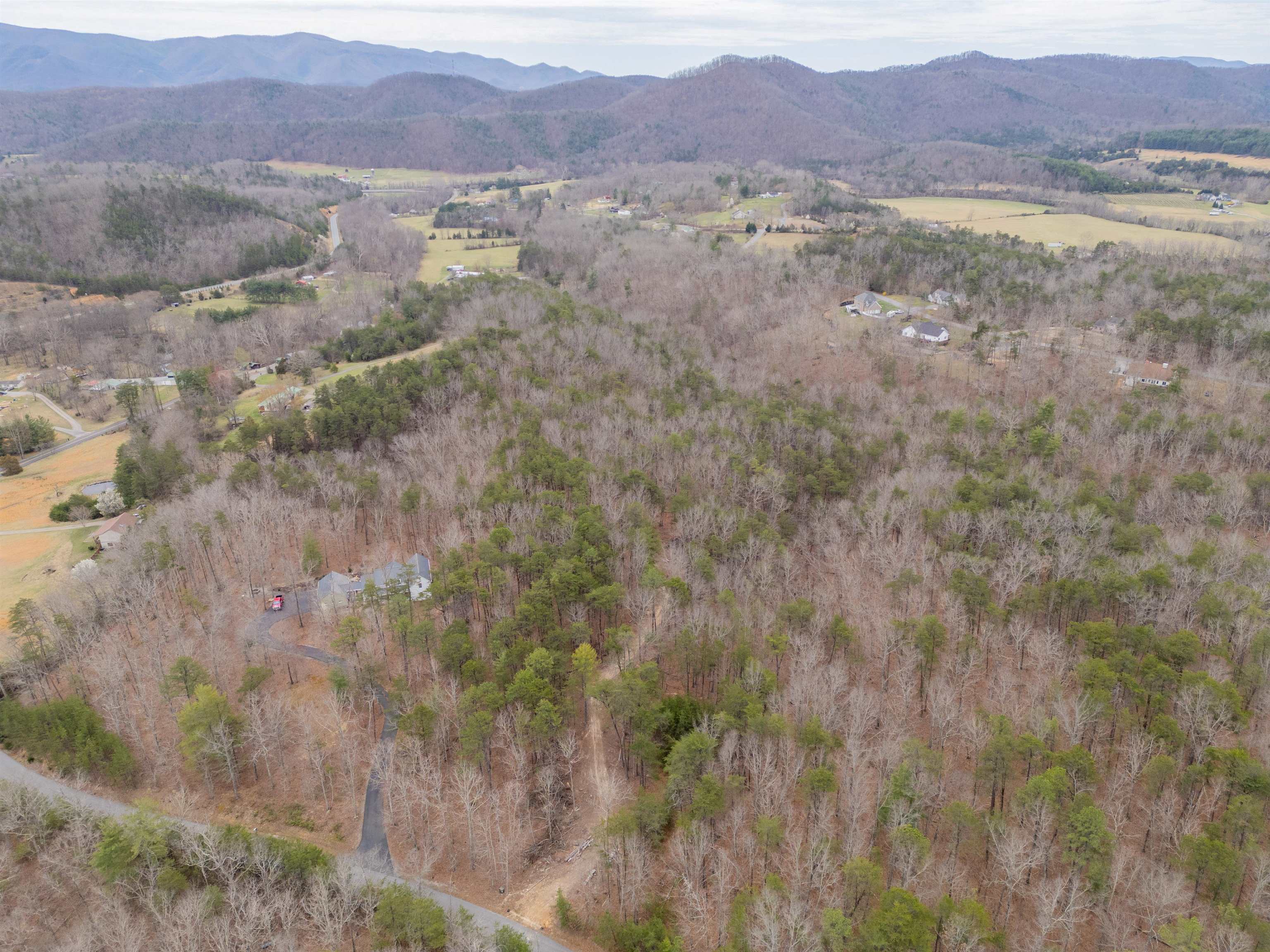 3050 New Ridge Road is a 8.75 acre property in the heart of Montgomery County, offering privacy and a peaceful setting for your dream home. This parcel is partially cleared with a path leading to the potential build site, making it easier to envision your future home. A culvert has already been installed, ensuring smooth access to the property. The property has been PERC tested. No building restrictions, or HOA. Nestled in a quiet, rural setting yet conveniently located just minutes from I-81, 23 minutes from Virginia Tech, 20 minutes from Christiansburg and Salem.