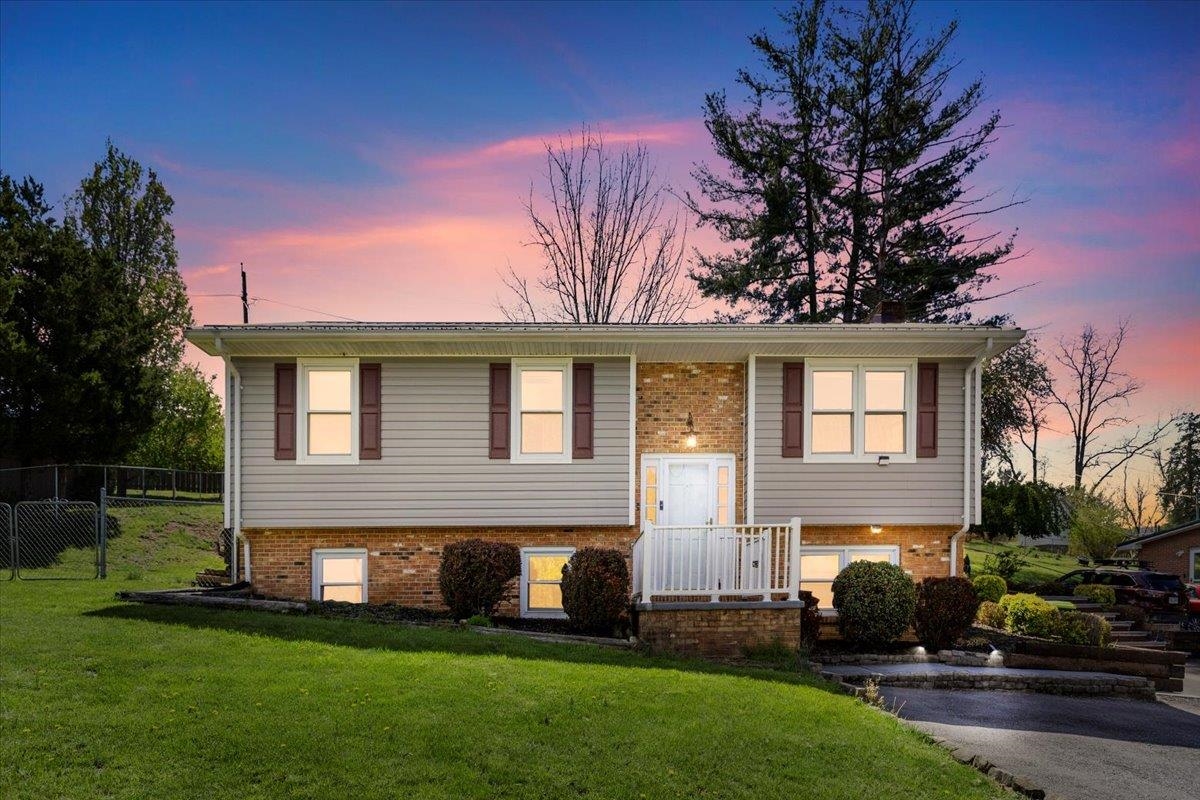 Beautifully Updated Split Foyer–4 BR, 2 Baths–2,148 Sq Ft! Welcome to this spacious & well-maintained split foyer home. Located in a quiet neighborhood, this home is move-in ready w/numerous updates. Key Features: Updated vinyl siding, Vinyl tilt windows, NEW metal roof (2015),NEW water heater (2023),Heat pump - 2010(main level)+EBB heat in bsmt, Rear fenced yard perfect for pets or play, plus strge bldg conveys, outdoor living w/ 22.17’ x 17’ open deck & a 29’ x 14.33’ covered U-shaped deck, Concrete sidewalk, Cozy Brick FP w/gas logs (never used), sold AS-IS, WHERE-IS. seller unable to make any repairs or pay for inspections. Buyer  Pre-Qualification required. 60-day possession required from date of ratified contract. Digital door knobs will be replaced.  Appliances Convey: Range, Refrigerator, & Dishwasher, Main Level: Living Room opens to Dining Room w/French doors to the deck, Kitchen, 3 Bedrooms, & Full Bath .Bsmt - 1 BR, FR, Bth, & Laundry. Don't MISS THIS!