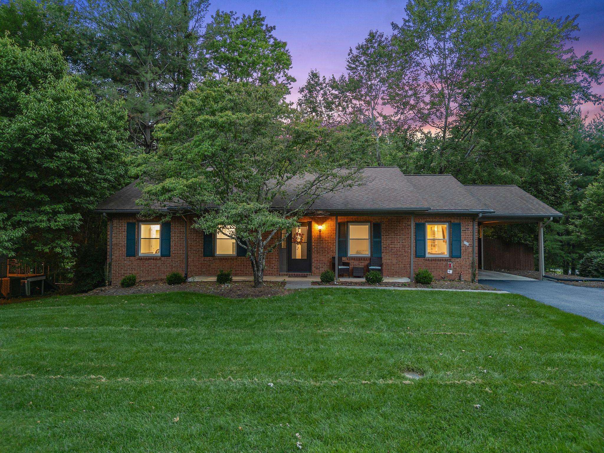 Come take a peek at this bright and spacious brick ranch conveniently situated only an arms reach from schools, restaurants, shopping, and even Virginia Tech’s campus. Not only does the desirable location lend itself suitable for a family to settle into, but it also makes for an ideal investment property.  Upon entering, the vaulted ceilings, beautifully updated features and open floor plan make you instantly feel right at home. You may even find yourself venturing out back to better enjoy the peaceful outdoors on the spacious deck(s) and flowing patio that lead to your fully fenced-in backyard. However you choose to take in all that this property has to offer is up to you, so don’t miss your chance. It’s ready for you to move in and make it your own!