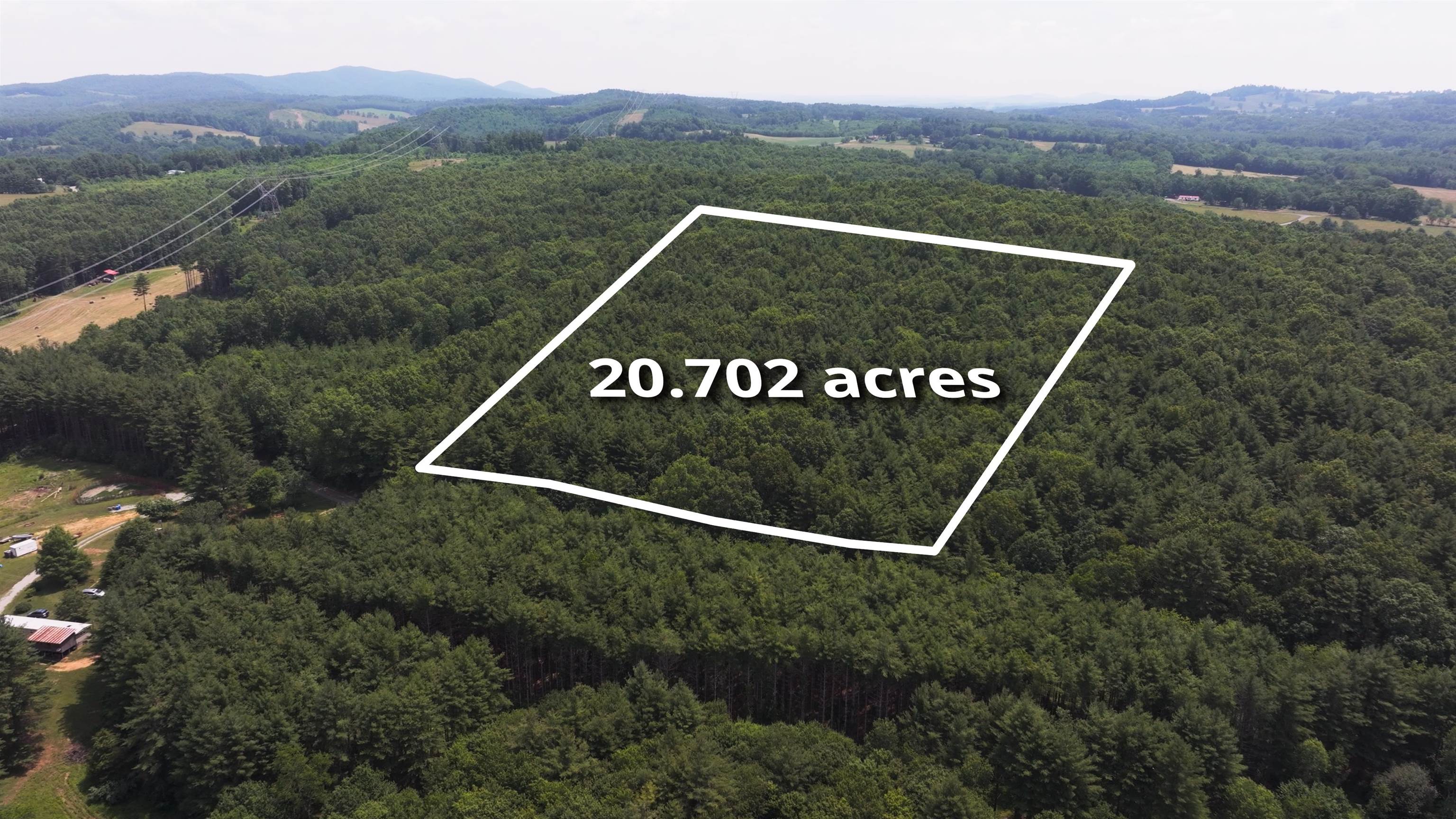 Almost 21 acres of wooded land located within twenty minutes of Floyd, Virginia. If you are looking for privacy on a quiet country road, this is the place for you.The property has been perked for a three bedroom home with a conventional gravity system.  There is easy access from the state maintained road using an old road bed at the north end of the property.  High speed fiber optic internet service available. Additional adjoining acreage available.  Be sure and check out the video by clicking on the Virtual Tour link.