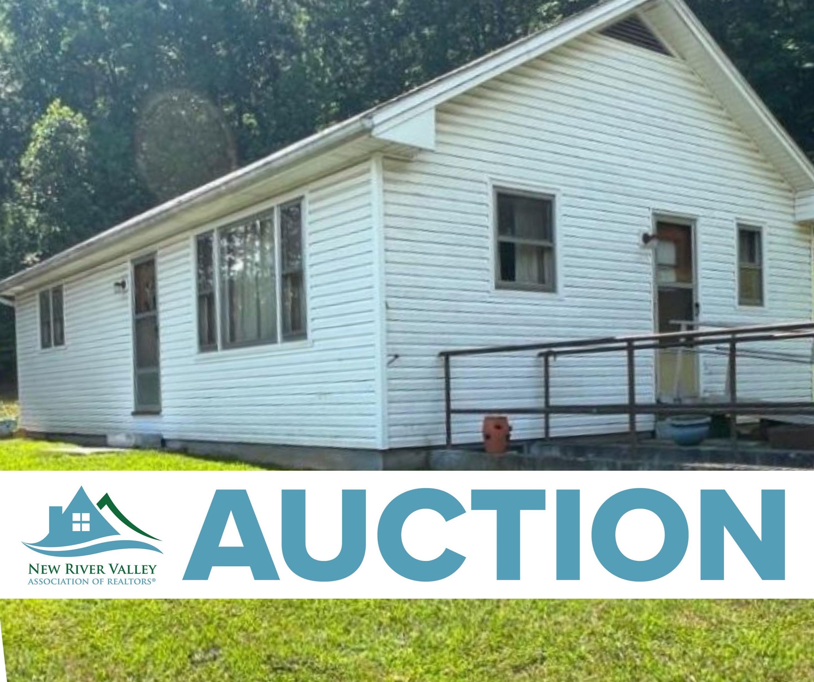 Auction Property: List price may not reflect final sales price. Charming 850 sq ft cottage nestled on 1.5 acres.  This home offers a unique opportunity for investors or those looking for a retreat with room to grow. Surrounded by mature trees and just between Christiansburg and Floyd, the property combines rustic charm with country living. Real estate will be sold live at auction on Wednesday, July 16th, 2025 at 12:00 noon—don’t miss your chance to bid on this rare find!