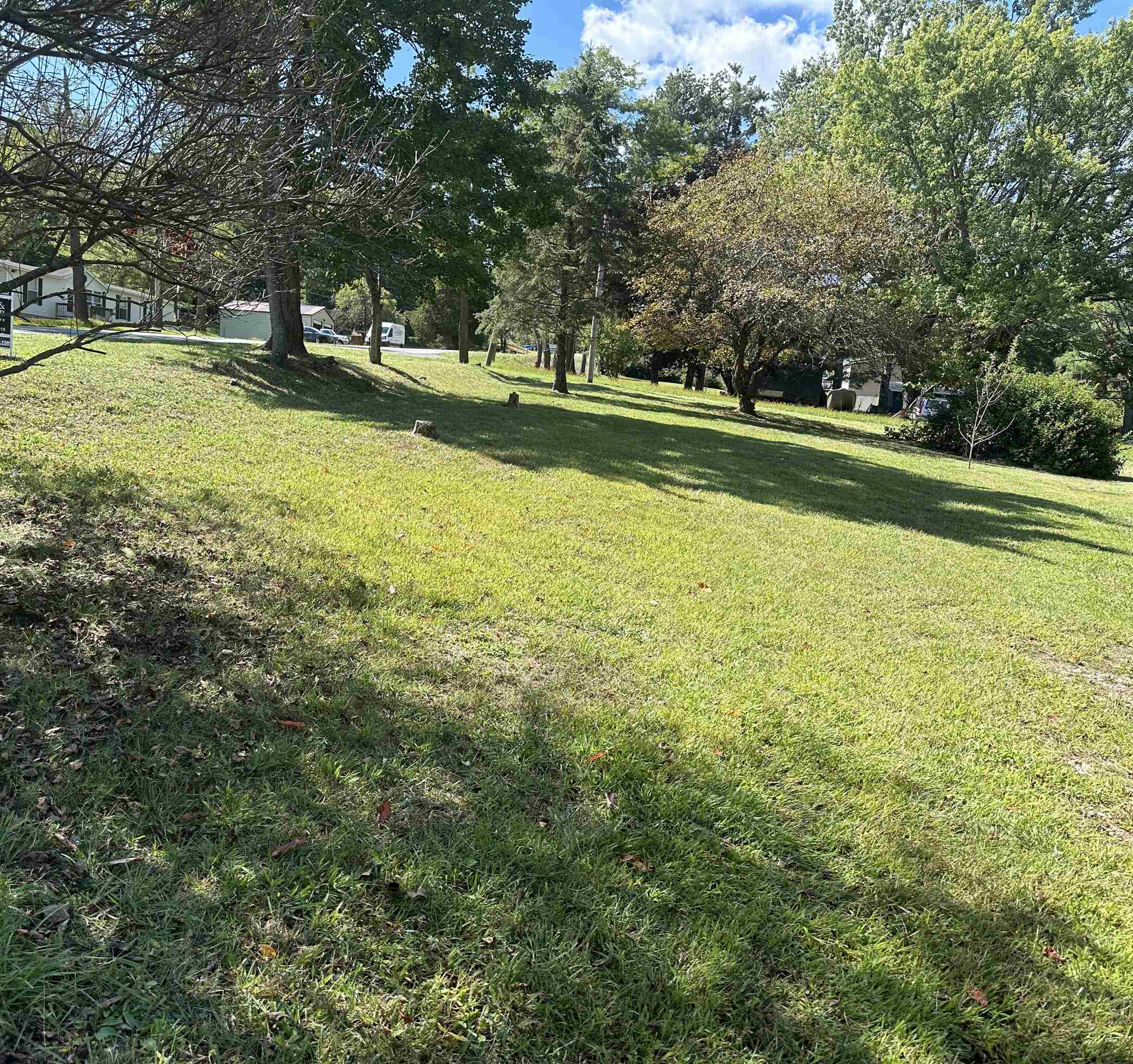 1 acre building lot in Riner. No restrictions, single wide or double wide could be placed on the property. Mostly level lot with well, septic and electric on site. Single wide mobile home & other structures have been removed. Surrounded by pasture on two sides. Nice open space for garden, outbuildings, or fence for animals.