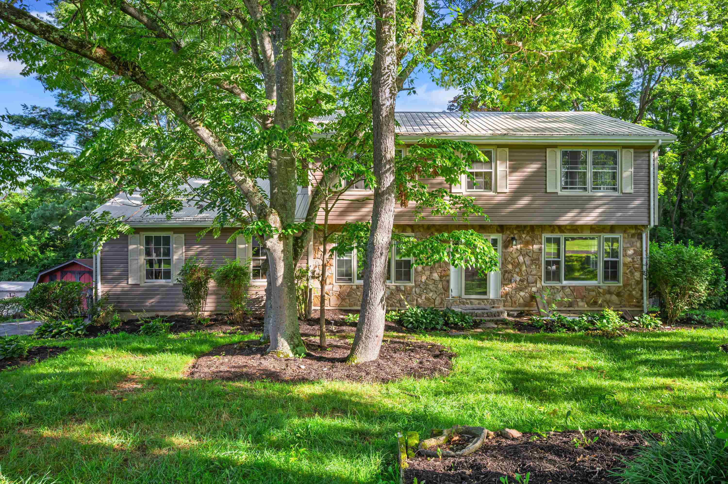 This charming Colonial in the sought-after Oak View subdivision offers everything a growing family needs—space, comfort, and a prime location! Situated on a cul-de-sac with a generous yard, this move-in ready home features 4 spacious bedrooms, two large living areas, a formal dining room, and an expansive deck perfect for entertaining. Enjoy the stylish updates throughout, including new flooring, a modern kitchen, and beautifully renovated bathrooms. The fully finished basement adds even more living space and storage options. With room to grow in a wonderful neighborhood, this home checks all the boxes for your next chapter!