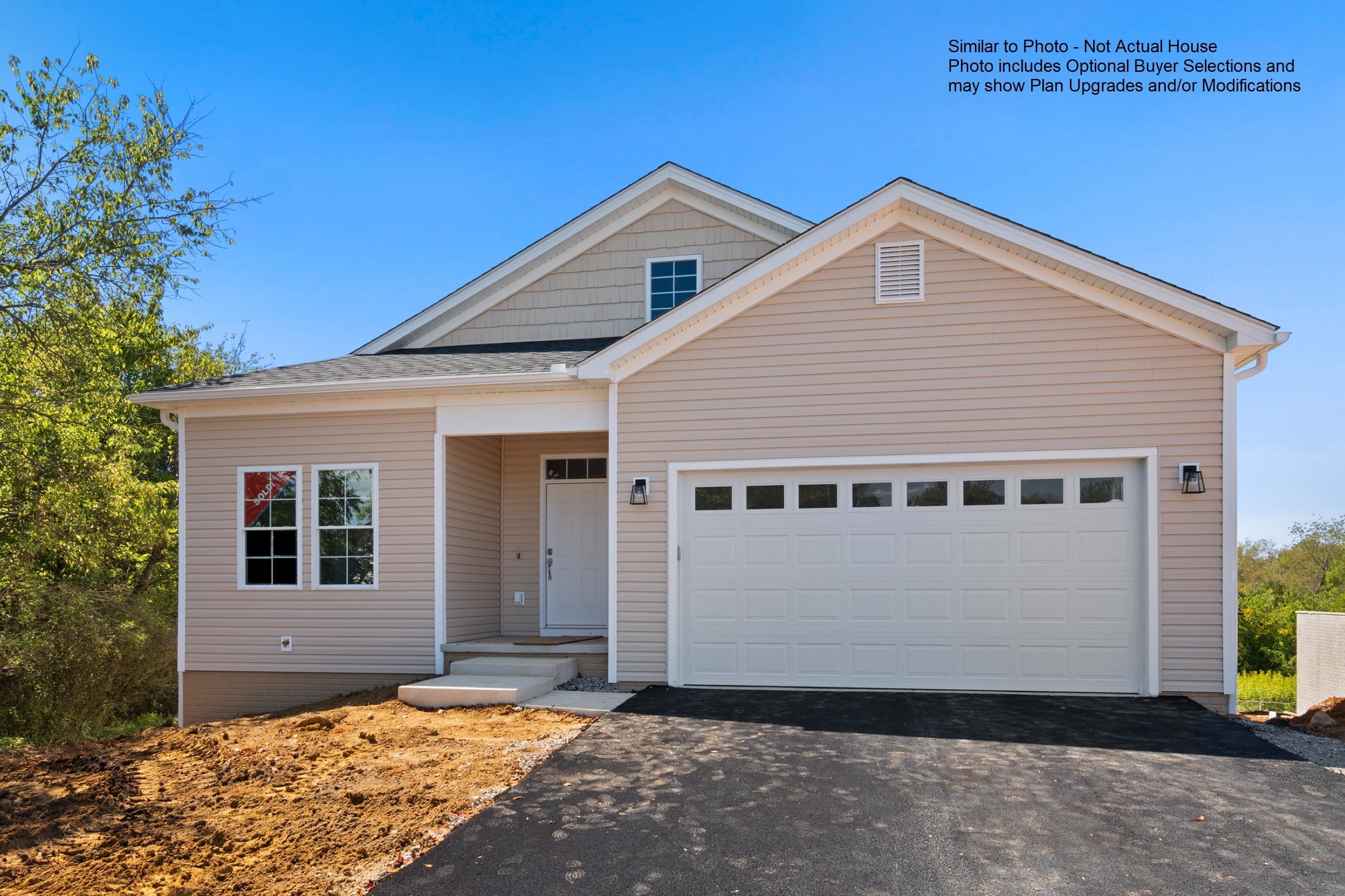 Welcome to River Trail Ridge - a new development with 18 planned homes in Pulaski County! This quality new construction single level home with full basement will be completed in March 2026. This 1629sf home features 3 bedrooms, 2 full baths, open split-bedroom plan, main level laundry, 2-car garage, plus a full unfinished walk-out basement. The primary suite has private bath with double vanity, walk-in shower, and walk-in closet. The other bedrooms are serviced by the 2nd full bath. On the hallway is a walk-in coat closet and pantry. The back deck overlooks the common area preserve. Call to learn about River Trail Ridge today!