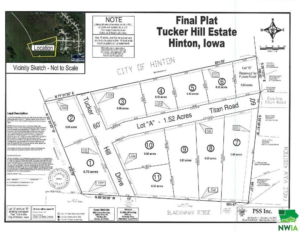Lot 5 Titan Road, Hinton, Iowa 51024 