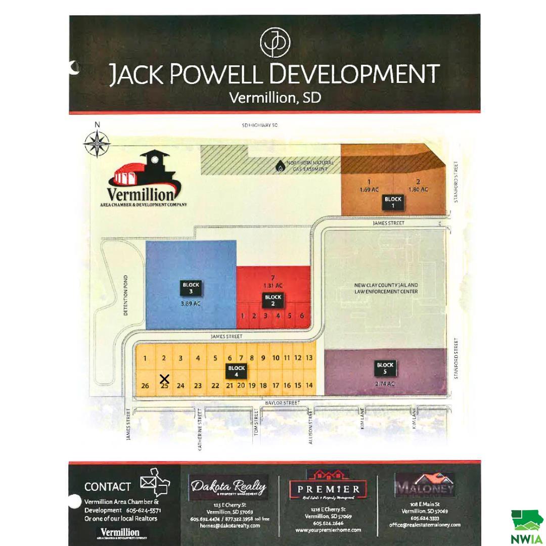 Lot 25 Block 4, Jack Powell Addition, Vermillion, SD 57069 