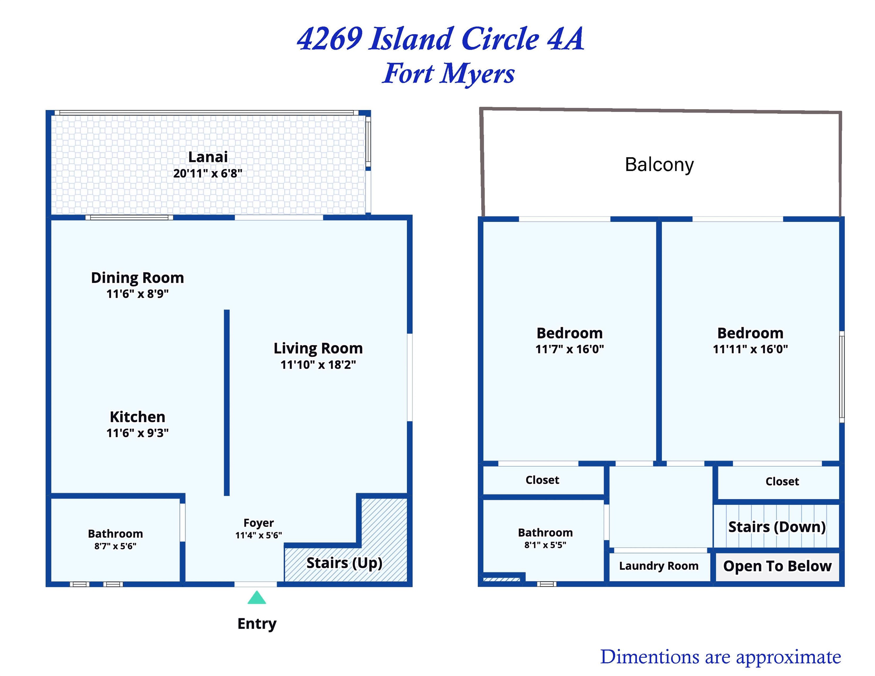 4269 Island Cir, Fort Myers, Florida 33919, 2 Bedrooms Bedrooms, ,2 BathroomsBathrooms,Condo,For Sale,Island Cir,2240334